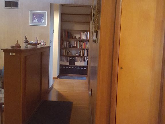 half wall separating hallway