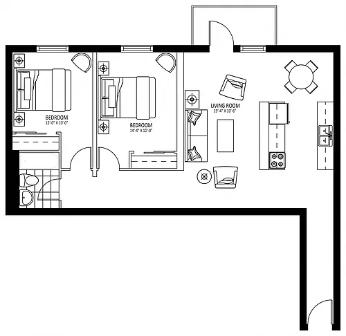 Floor plan 206