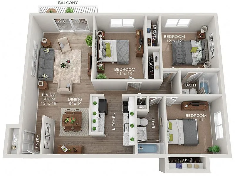 Floor plan Evergreen