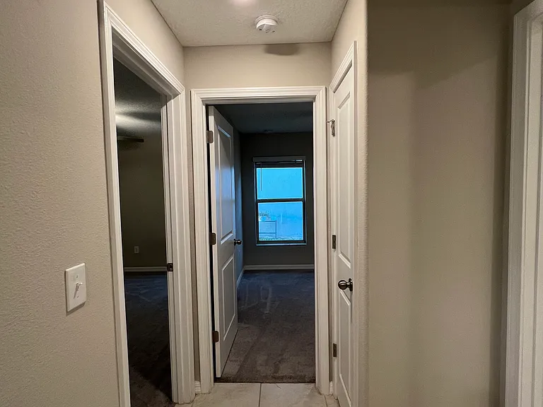 Guest Bedrooms and Guest Bathroom Hallway