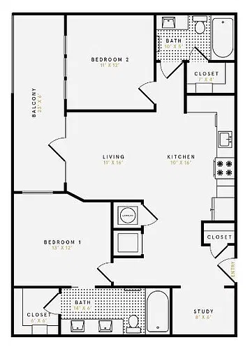 Floor plan B2PH