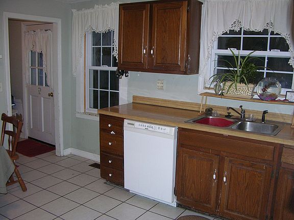 Open and spacious kitchen with a mudroom.