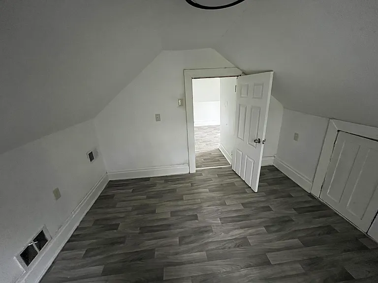 Bedroom located upper level of house