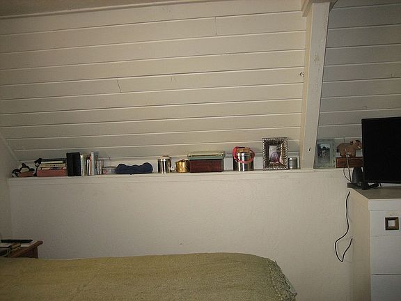 East wall of bedroom