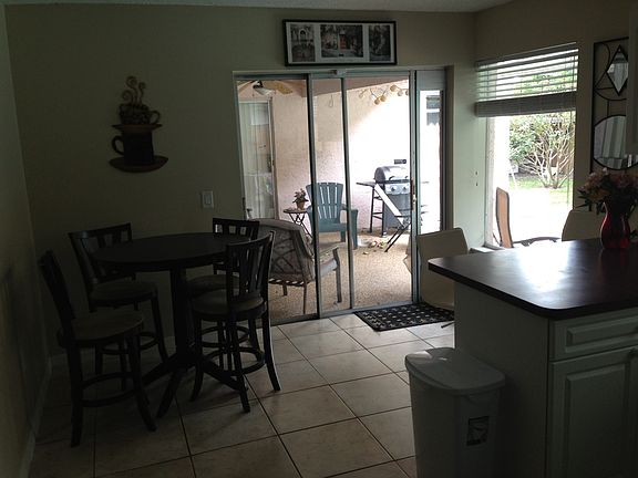 Kitchen opens onto pool/patio