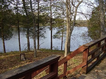 View of lake from deck