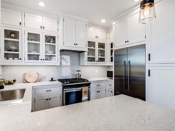 A large pantry and spacious countertop leave lots of room for fixing a gourmet meal or a quick snack.