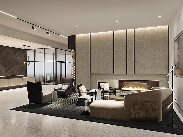 Hotel & Apartment Lobby Rendering