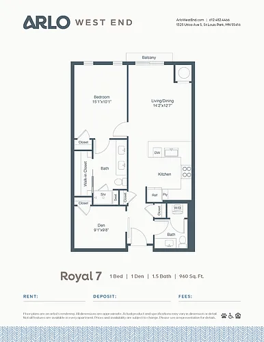 Floor plan Royal 7