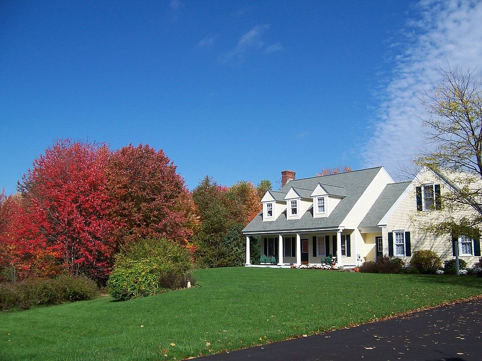 Fron of House in Fall