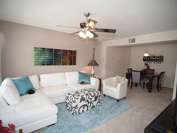 Living Room Showing Dining Room