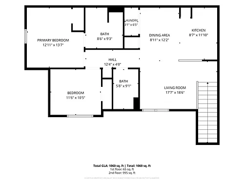 Floor plan 2 bedroom 50% HOME