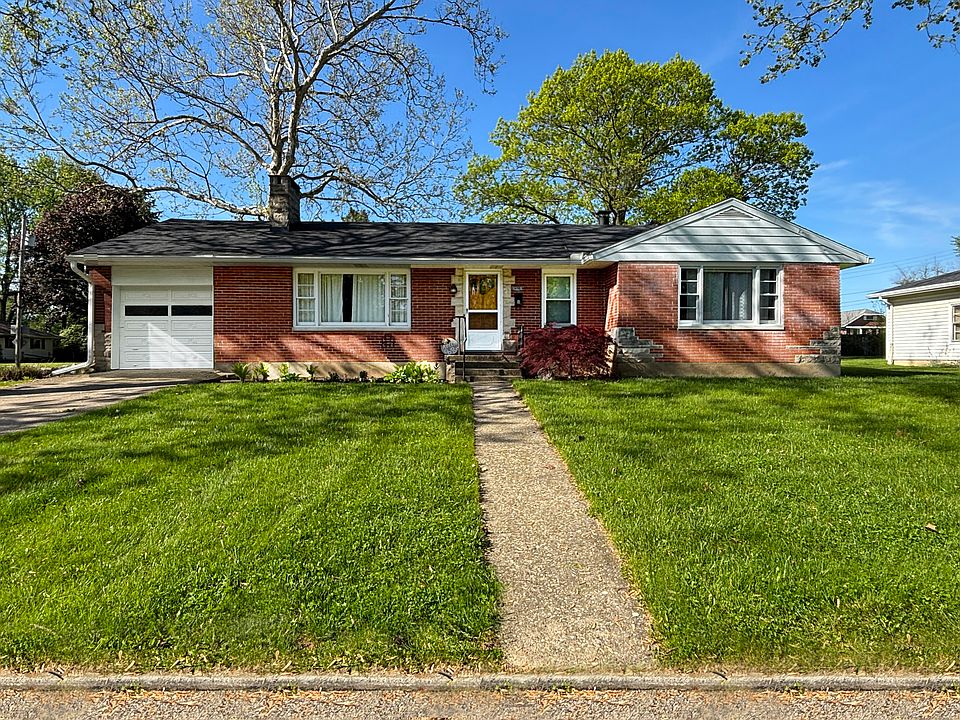 Front of house. Corner lot.