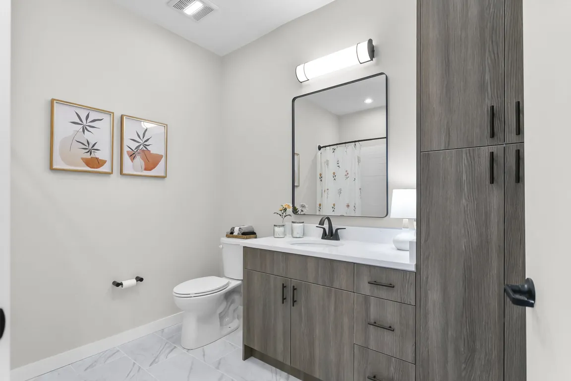 Stunning bathrooms with ample storage