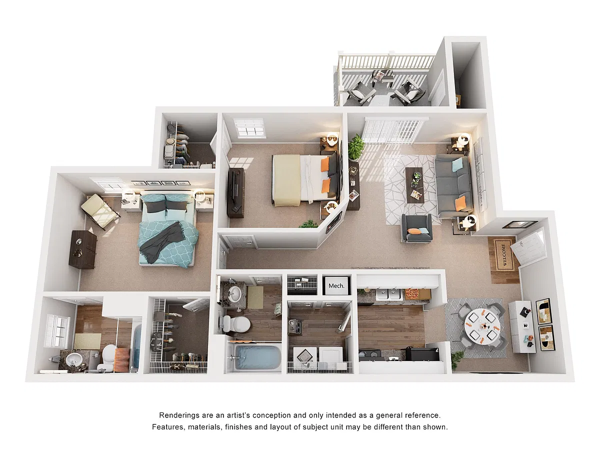 Floor plan Woodruff