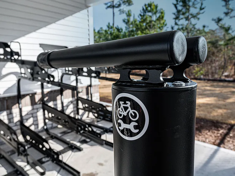 Bike Rack at Hawthorne at Smith Creek in Wilmington, NC