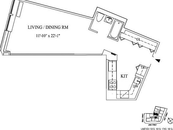 2nd image of 99 John St APT 1813