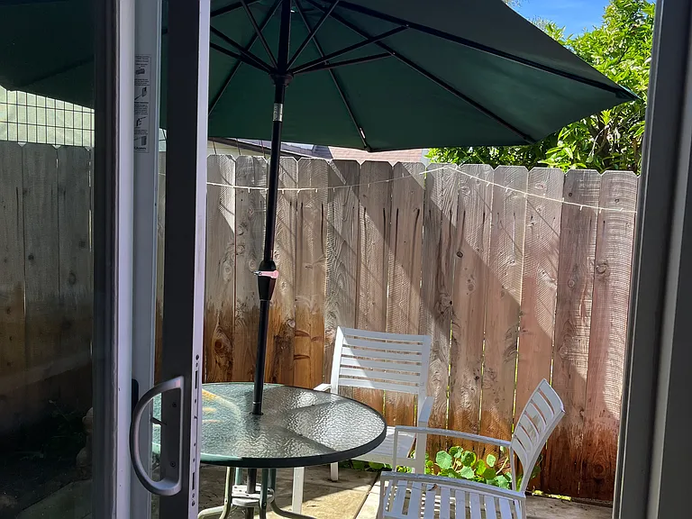 private patio