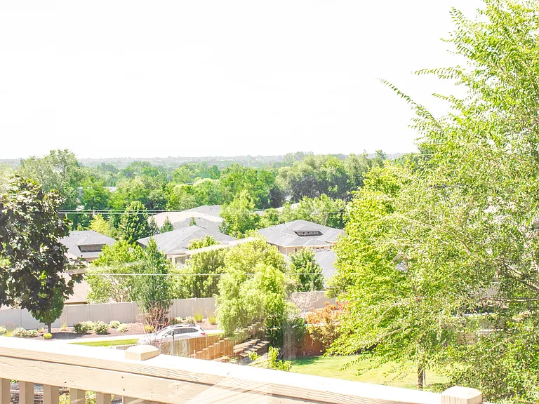 View from deck