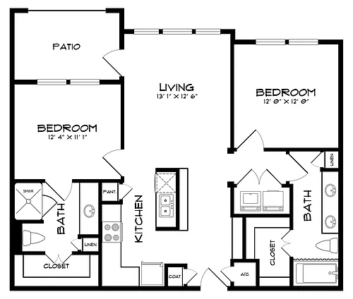 Floor plan B1