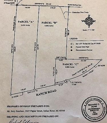 6.5 acres survey