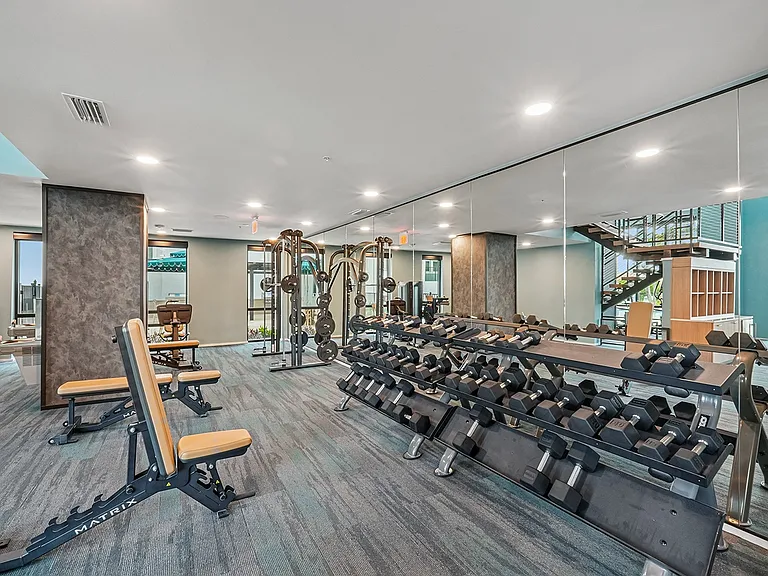 24-Hour Fitness Center with Cardio, Resistance Training, & Free Weights