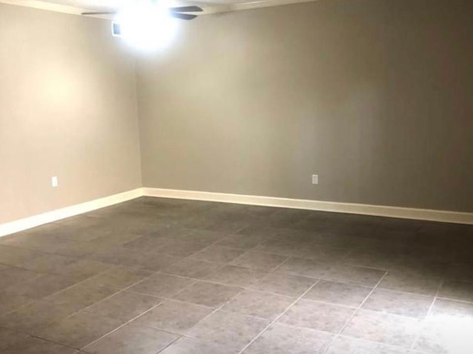 Large open Living & Dining combined with French doors to back yard