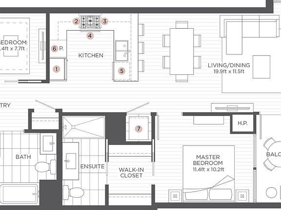 3rd image of 755 N Hudson Ave #509