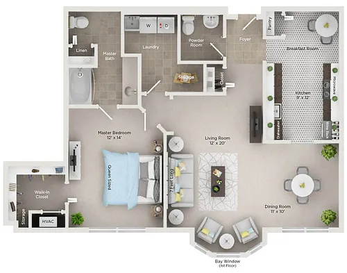 Floor plan A2