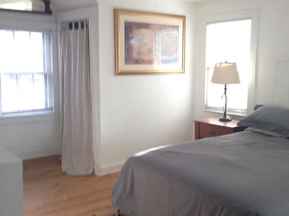 Spacious loft bedroom.