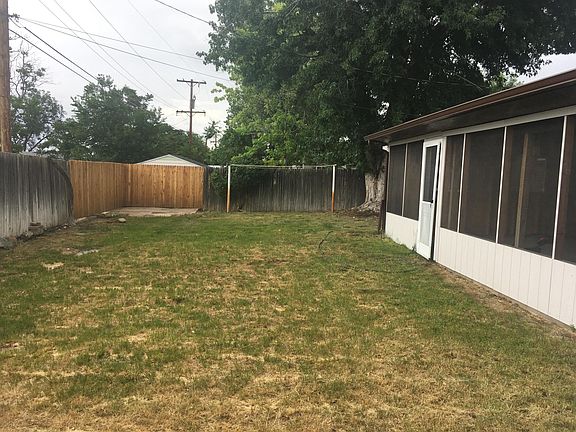 Large backyard