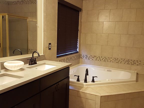 Renovated ceramic master bath