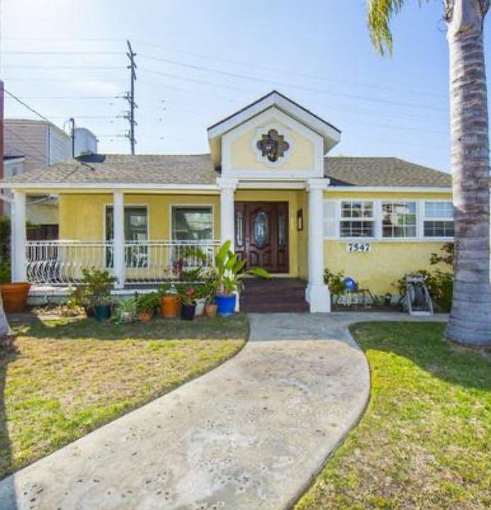 Exterior front of house