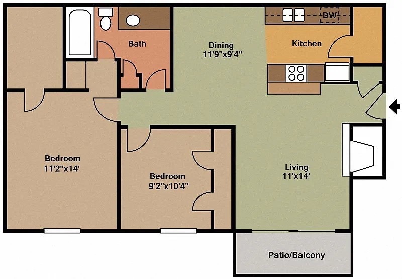 Floor plan B1