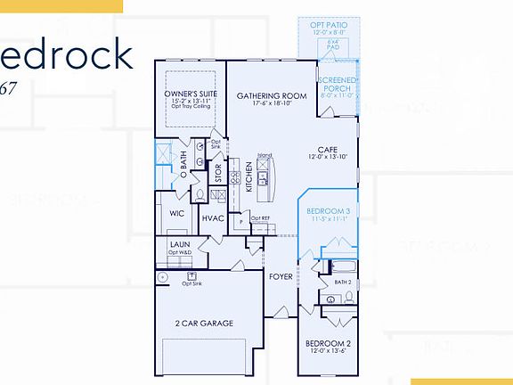 Bedrock Floorplan