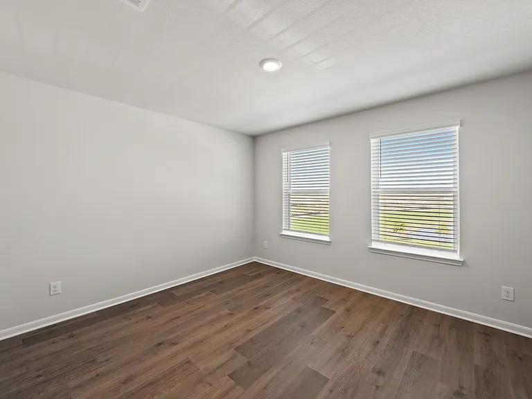 The secondary bedrooms are a great space for children's bedrooms or guest rooms.