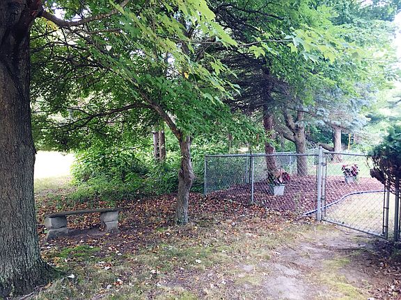 Bench and Back Fence Gate