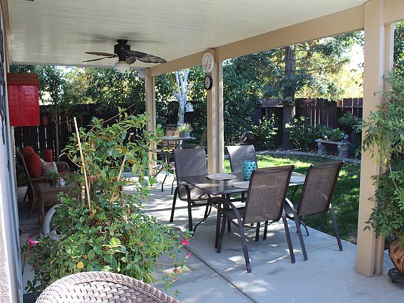 Back patio area