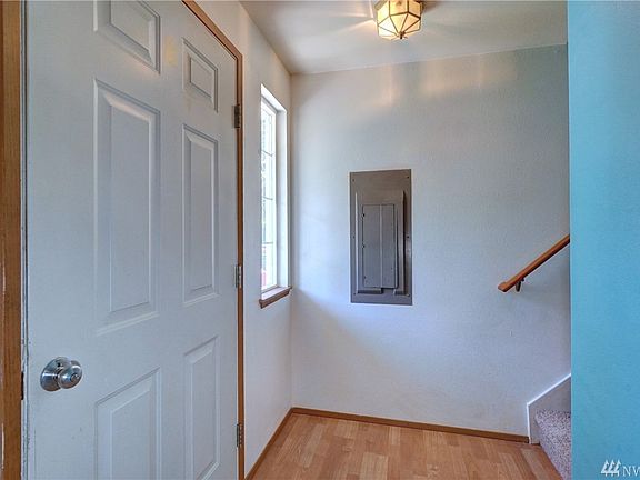 Interior front entrance and foyer. 