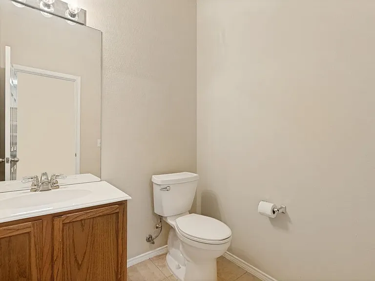 Guest bath downstairs.