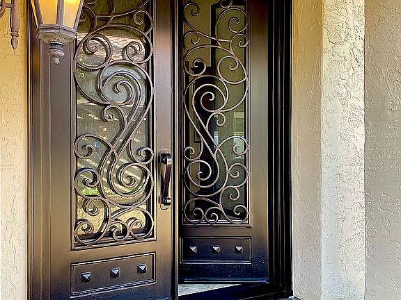 New Iron entry doors