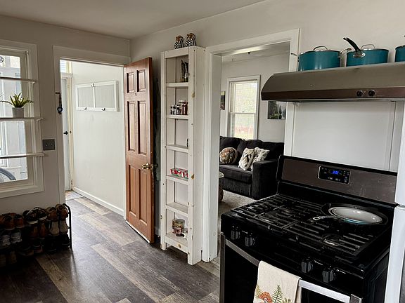 Kitchen, looking toward mudroom and living room.