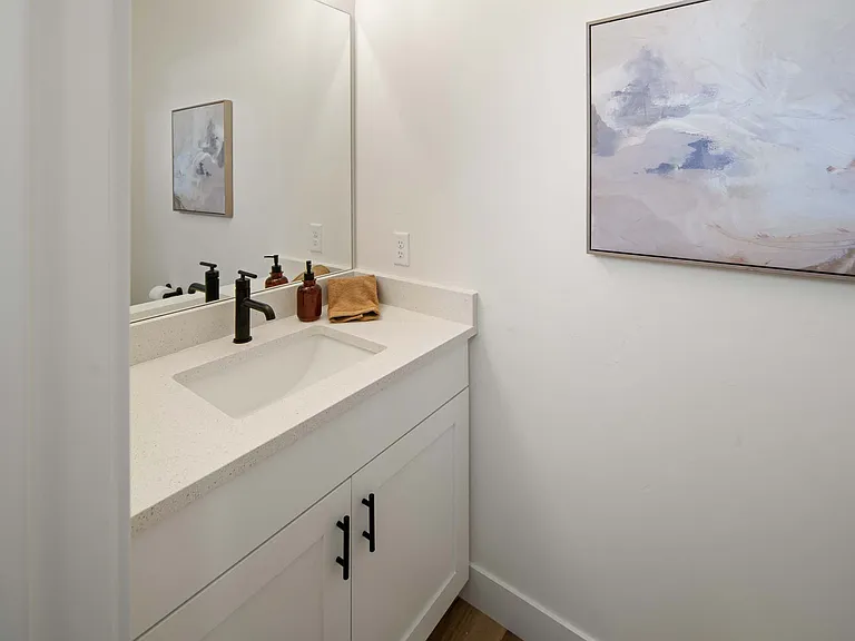 Downstairs half bath