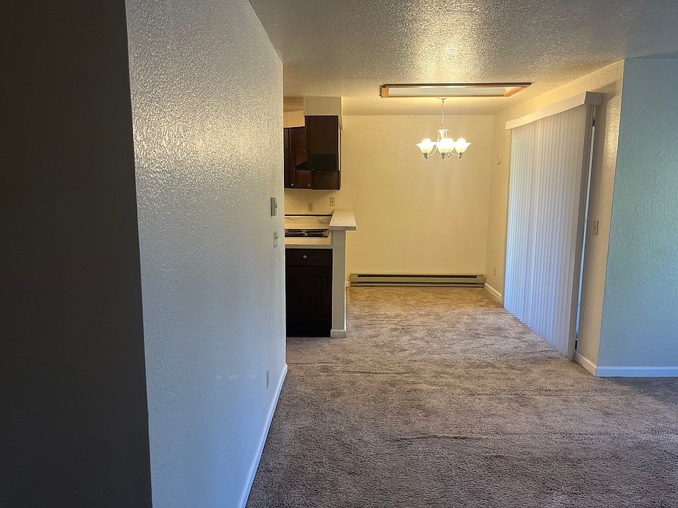 Entry way to living room and nook area