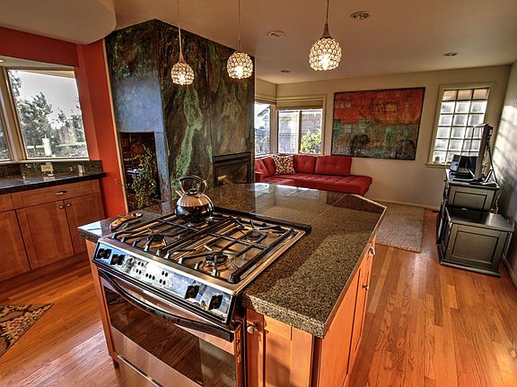 Kitchen and family rooms