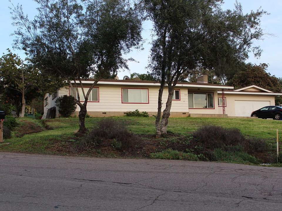 Street looking up at home