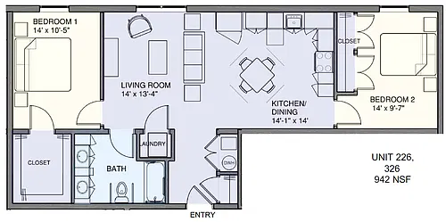 Floor plan 326