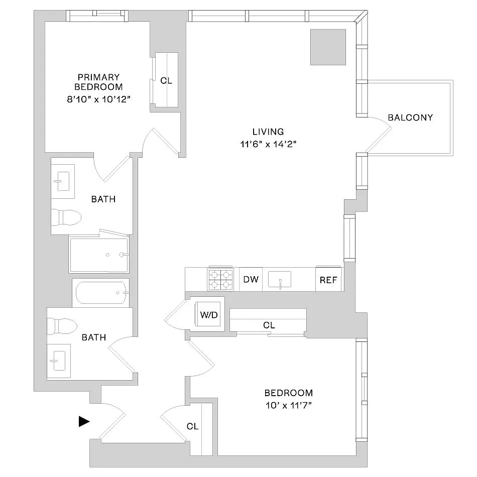 Floor plan K