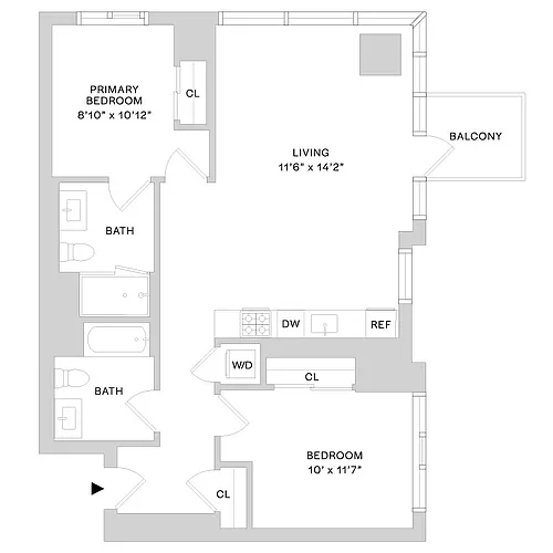 Floor plan K