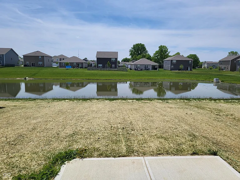 Lake view from back patio